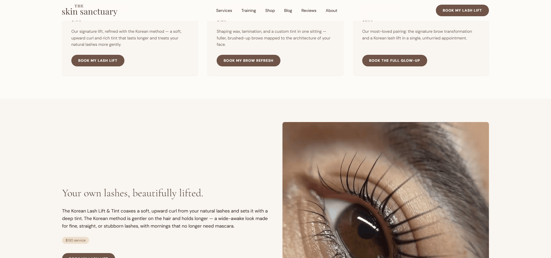 The Skin Sanctuary project screenshot 1