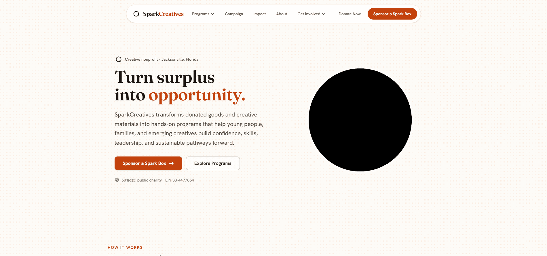 SparkCreatives Inc - Nonprofit Site & Giving Flows